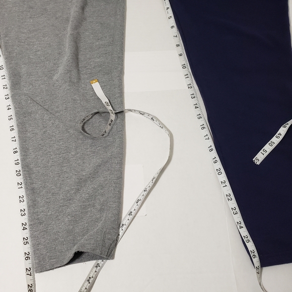 Eddie Bauer two lounge pajamas sleepwear pants Men's large gray andbnm navy blue - Picture 5 of 7